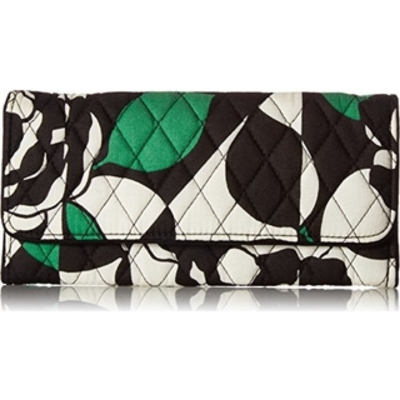 Vera Bradley Handbags - Vera Bradley Tri Fold Imperial Rose Wallet